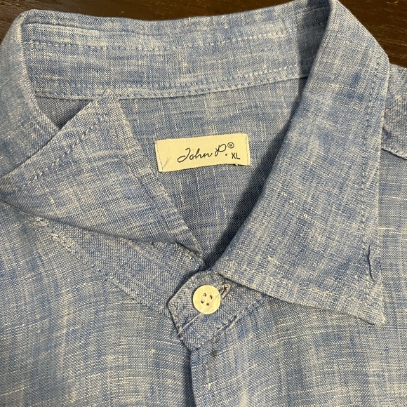 John P Linen Shirt - Picture 2 of 4